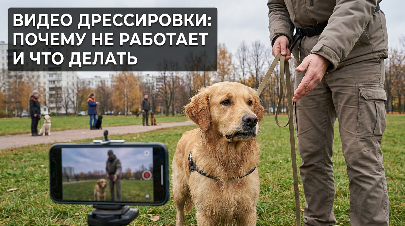 Видеоуроки по дрессировке собак