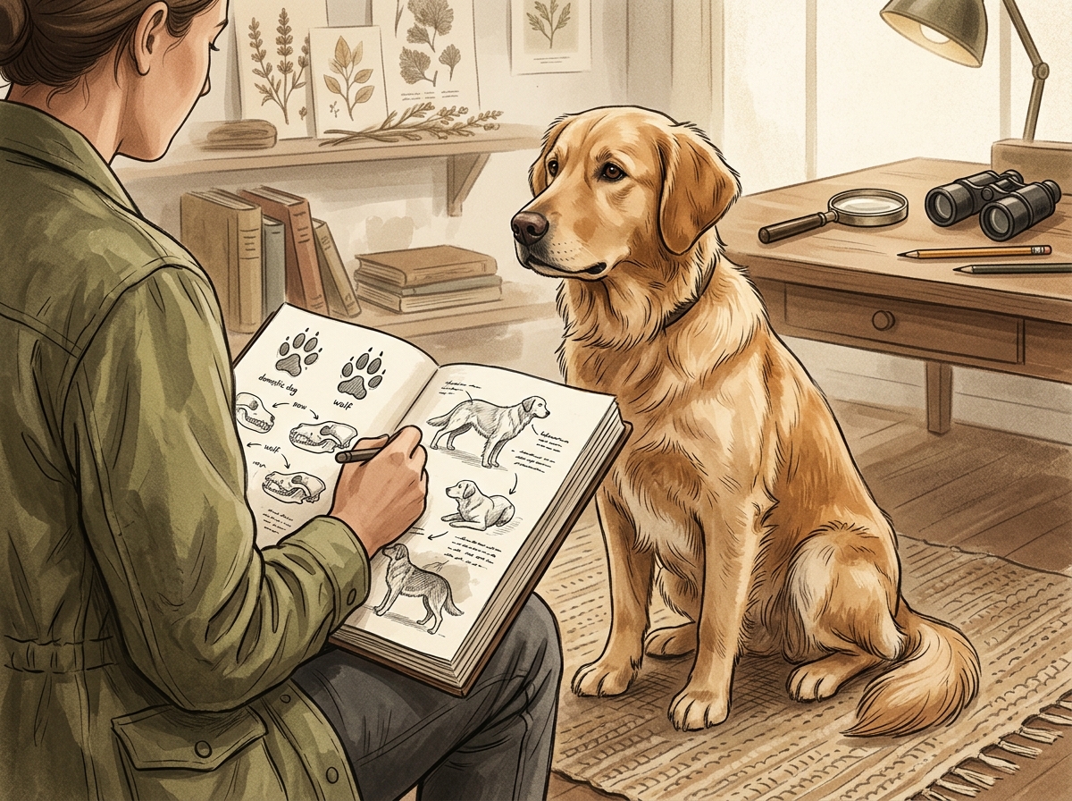 Сравнение с волком и другими Canis — иллюстрация к главе базы знаний.